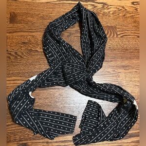 Elegant Black and White Women's Scarf